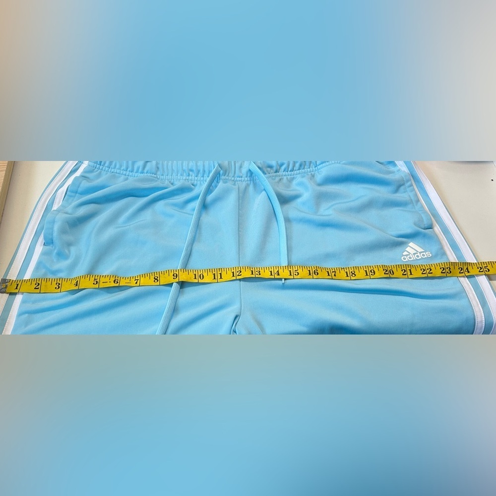 NWOT ADIDAS TRACK PANTS. CAROLINA BLUE/WHITE STRIPES Sz. 2X - Picture 9 of 9